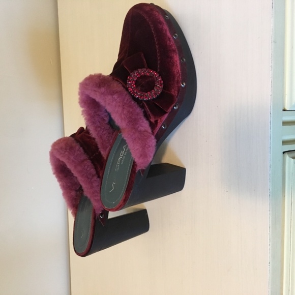 Via Spiga velvet clogs - Picture 5 of 5